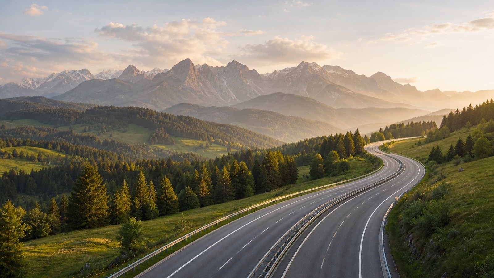 Austrian alpine motorway